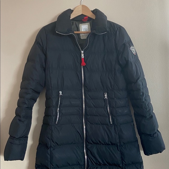 Bogner Fire + Ice Quilted Down Coat Black 600 Fill Size 6 Small - Picture 3 of 13